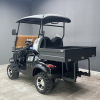High Quality 4KW Long Range Smart Electric Golf Cart Electric 4 Wheel Electric Scooter With Rain Curtain Sunshade Factory Price