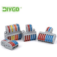 DIY GO Electrical Wire Connector SPL Quick Universal Compact Wiring Cable Connectors Push-in Conductor Splicing Terminal Block