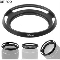 37 39 40.5 43 46 49 52 58mm Metal Tlted Vented Lens Hood Shade for Leica M Contax Fu-jifilm Olympus Nikon Canon So-ny