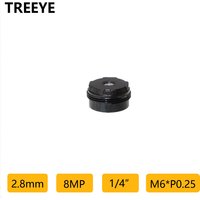 HD 8.0Megapixel 2.8mm M6 Lens 1/4" 8MP Mobile Phone Lens Wide Viewing Angle 89Degree