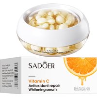 30pcs SADOER Rose Sanil Vitamin C Face Serum Capsule Facial Moisturizing Firming Facial Essence Beauty Face Skin Care Products