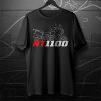 NT1100 2022-2024 - Motorcycle T-Shirt for Riders Men's and Women's Fashion Casual High Quality Round Neck Cotton T-shirt