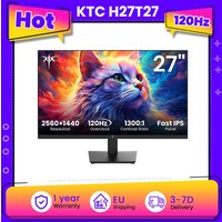 Monitor biurowy KTC H27T27 27 cali 2560×1440 100Hz Overdrive do 120Hz Rozdzielczość 2K QHD Panel IPS HDR10 Niski poziom niebieskiego światła Bez migot