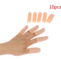 10pcs/set Silicone Gel Tube Hand Bandage Finger Protector Pain Relief Thumb Cap