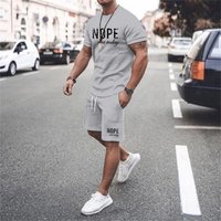 2026 Latest Men's Casual Two-Piece Set Fashion T-shirt & Shorts Summer Outdoor Daily Wear Comfortable Outfit