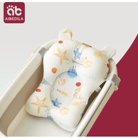 Tragbare Baby Badewanne Pad Einstellbare Badewanne Dusche Kissen Neugeborenen Unterstützung Sitz Matte Faltbare Baby Bad Sitz Schwimmende Wasser Pad