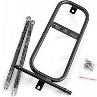 Bicycle ultra light aluminum alloy rear rack luggage rack H&H push rack suitable for brompton V4 L Q version folding bike shelf
