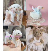 2026 Dula Doll Clothes animals holding doll Wool Twisting Rod Limb mobility for Blythe Qbaby ob24 ob22 ob11 Doll Accessories