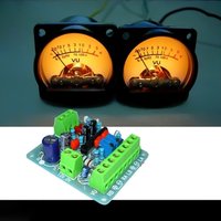 6V-12V VU Panel Meter Warm Back Light Recording VU Meter Audio Level Amp Meter