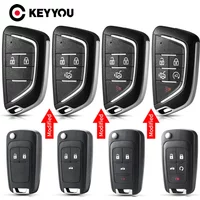 KEYYOU For Chevrolet Cruze Epica Lova Camaro For Opel Vauxhall Insignia Astra Mokka Modified Car Key Case