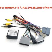 For HONDA FIT / JAZZ / ELYSION/JADE/VEZEL/HR-V/XR-V Android 2 DinCar Radio Canbus Box Decoder Wiring Harness Adapter Power Cable