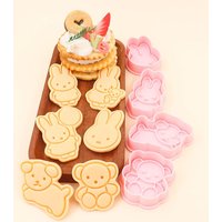 Hot Cartoon Miffy Series Cookie Mold Cute Creativity DIY Simulation Biscuit Printing Mold Bakery Supplies