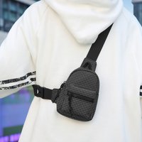 Crossbody Bag Casual Versatile Coin Purse Unisex Lightweight Trendy Phone Bag Men's Chest Bag Outdoor Sports Small Bag