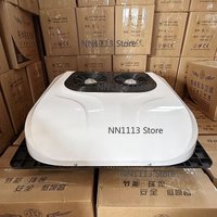 12V 24V Truck Air Conditioning System Roof Top Semi Air Conditioner for Caravan Excavator Sleeper RV Cabin 1800W 15000 BTU