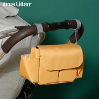 Baby Stroller Bag Pram Organizer Accessories Stroller Cup Holder Cover Trolley Organizer Pouch Travel Accessories