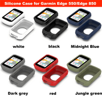 Silicone Case for Garmin Edge 550 case Bicycle stopwatch Screen protector Bumper For Garmin Edge 850 Edge850 550 cover accessory