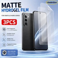 3PCS Matte Hydrogel Film for OnePlus Nord 5 4 3 2T CE 5 4 3 2 Lite N300 N30 N20 N30 SE N10 5G Anti-Fingerprint Anti-Scratch Film