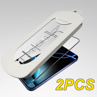 For iPhone 17Pro Max Screen Protector Tempered Film 17Pro 17Air 17 fingerprint-resistant Installation tools HD Tempered Glass