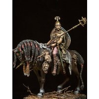 75mm (1:24) Resin Figure Model Kit Mounted Celt Historical Hobby Miniature Diorama Figurine Unassembled& Unpainted Free Shipping