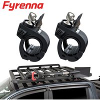 2PCS Ax Holder Kit for SUV Truck Boat Side Rack Oar Paddle Quick Release Brackets A Pair of Shovel Clamp for Car Roof Rack Mount