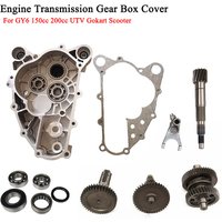 AliExpress NONE Farmer GY6 150 Built-in Reverse Engine Gearbox Side Cover Box for GY6 125 150 200cc Dirt Pit Bike Go Kart ATV Quad
