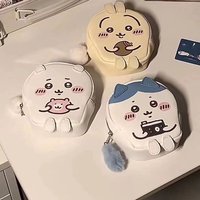 JIYI Coin Purse Wallet Hachiware Usagi Kawaii Zipper Pouch Bag Charm Mini Storage Case Soft Plush Toy Gift Student New