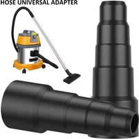 Universal Vacuum Cleaner Hose Adapter Kit, 5-Layer Reducer Connector, 22mm-50mm Inner Diameter, Reusable Multi-Size Converter fo