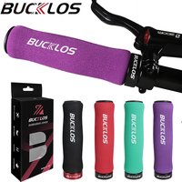 AliExpress BUCKLOS Bicycle Handles Mtb Soft Sponge Bike Grips Lock on MTB Handlebar Grips Shock Absorption Mountain Bike Grip Bicycle Part