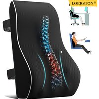 Car Seat Cushion/Waist Office Chair Back Lumbar Support Rest Rebound Memory Foam Cushion Pad Back Lumbar Cushion for Car Driver