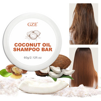 GZE Coconut Oil Shampoo Bar, Moisturizing Bar Shampoo for Dry Hair