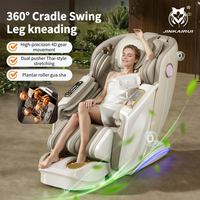 Massage Chair With 4D Gear Movement 360° Cradle Swing Design Full Body Airbag Wrapped Multi-Functional Calf Roller Leisure Sofa