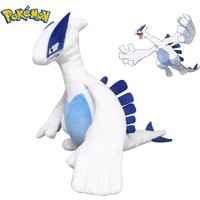 35CM Big Size Pokemon Lugia Plush Toy Cartoon Anime Doll Peluche Soft Pillow Stuffed Model Kawaii Room Decoration Birthday Gift