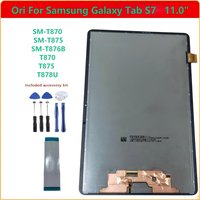 Ori For Samsung Galaxy Tab S7 11.0" SM-T870 SM-T875 SM-T876B T870 T875 T878U LCD Display Touch Screen Digitizer Glass Assembly