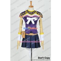 Costume de cosplay Fairy Tail Lucy Heartfilia, robe violette de magicienne X791 Grand Magic Games GMG, tenue pour fête à thème Halloween