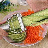 Wysokiej jakości tarka do marchewki i ogórków ze stali nierdzewnej Julienne Obieraczka do warzyw Obieraczka do owoców Krajalnica do warzyw