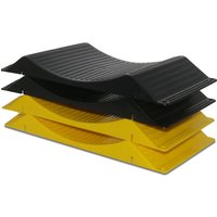 Protecteur de rampe de voiture, pièces de remorque, dispositif de protection des roues, anti-glisse, incurvé, économiseur, 4 pièces