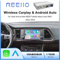 2025 New wireless carplay Android Auto for Volkswagen Seat Leon Ateca Tarrac 2016-2019 Airplay Mirror casting support camera