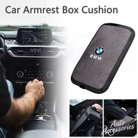 Car Central Armrest Cushion Mat Anti-Slip Protective Cover Pad For BMW X1 X3 X5 E60 F10 E87 E70 E91 F30 G30 E53 G01 G02 M3 M5 X2