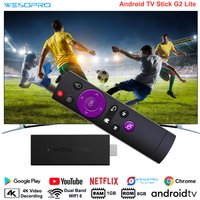 WESOPRO Android TV Stick G2 Lite Smart IPTV Dongle 1 GB RAM 8 GB ROM 2,4 GHz 5,0 GHz Wifi 4K Dekodierung Streaming Media VS Fire Stick