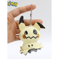 Pokemon Q Version Mimikyu Cos Sylveon Umbreon Eevee Plush Toys Keychains Snom Pyukumuku Zoroark Peluche Dolls Pendants Kids