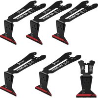 90° Bent Head HCS Oscillating Multi Tool Saw Blades for Wood Plastic PVC Pipe Wood Floor Special for Tight Space Corner Cutting