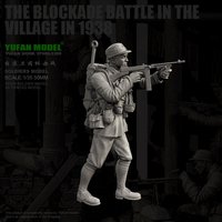YUFAN MODEL 1/35 Resin Soldier model kits figure colorless and self-assembled YFWW-2399/3D