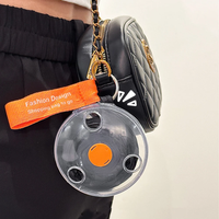 1 piece of folding and stretchable storage bag, supermarket convenience small round disc rotating shopping bag