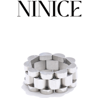 NiNice Original Jewelry Women Rings Trends 2025 Products Wedding Stainless Steel Fashionable Metal Personality New Wholesal
