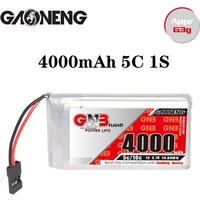 1/2PCS GNB 4000mAh 1S 3.7V 5C/10C Lipo Battery Transmitter Package With JR Plug For Sanwa M17 RC Remote Control Template
