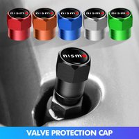 For Nissan Logo Car Wheel Tire Valve Caps Rim Stem Dust-proof Covers Qashqai Juke X-Trail Patrol Navara Tiida Micra Almera