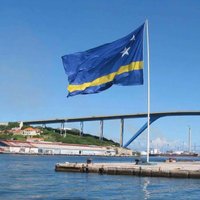 FLAGLINK Curacao Flag 90x150cm Hanging Polyester Digital Print Curacao Flag for Celebration banner