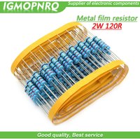 20pcs 120 ohm 2W 120R Metal film resistor 2W resistance IGMOPNRQ