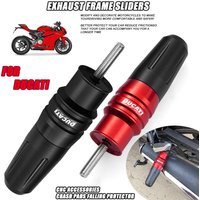 FOR Ducati SUPERBIKE 1199 899 955 955 Panigale R/S V2 V4 CNC accessories Exhaust Frame Sliders Crash Pads Falling Protector