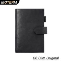 Moterm B6 mince/Min couverture originale pour JIBUN TECHO cahier pleine fleur végétal tanné peau de vache planificateur organisateur Journal Journal